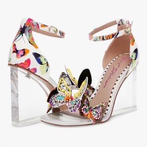 Betsey Johnson Multicolor Butterfly Wedges